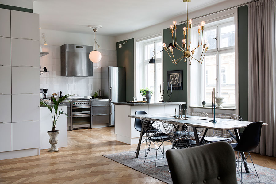 Stockholm apartment, photo by Johan Sellen.