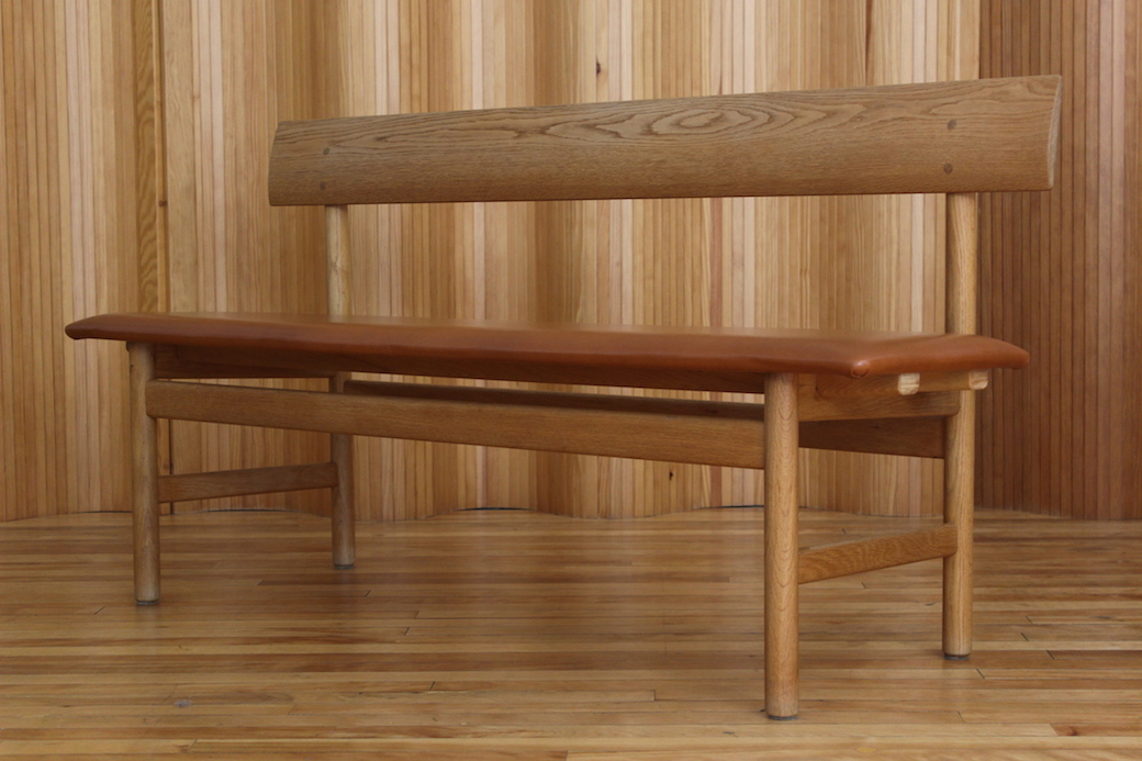 Børge Mogensen oak bench, model 171, Fredericia Stolefabrik